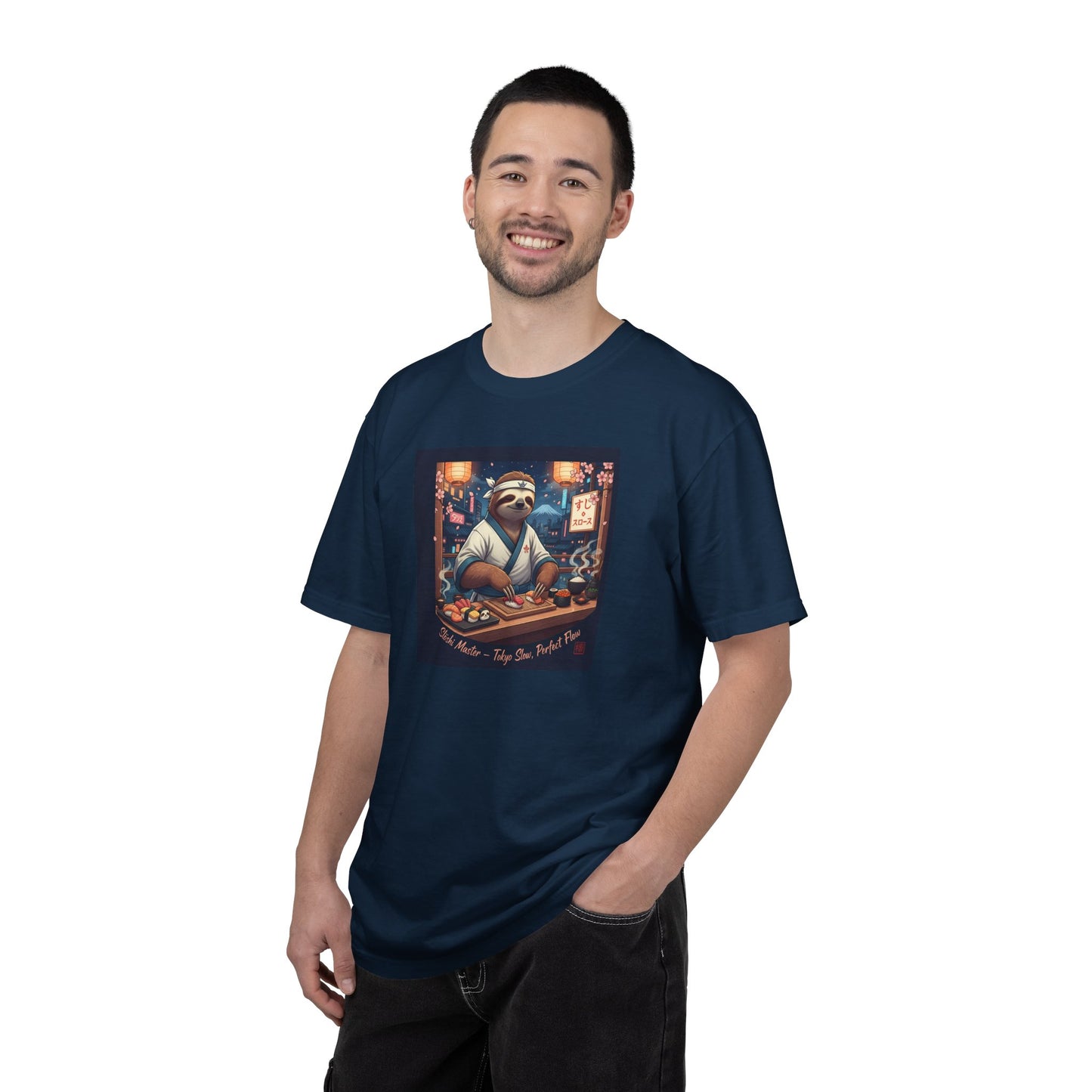 Sloth Sushi Chef T-shirt | Cute Sloth Chef Illustration, Sushi Bar Artwork