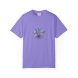 Wildflower Bouquet T-Shirt | Centered Floral Illustration, Daisies & Roses