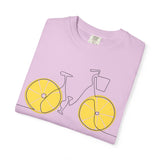 Lemon Wheel Bicycle T-shirt | Citrus Bike Graphic Tee