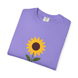 Sunflower Graphic T-shirt | Minimal Floral Tee