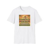 Capybara Ace Pickleball Player T-Shirt | Retro Tropical Court Design