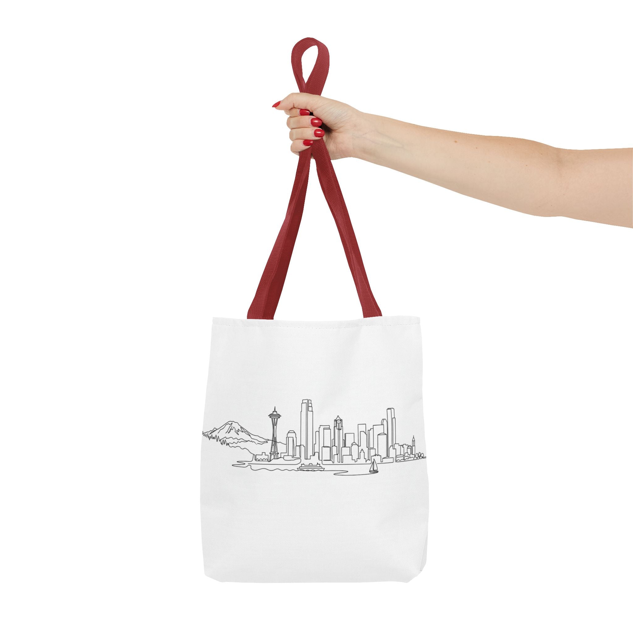 Seattle Emerald City Line Art Tote