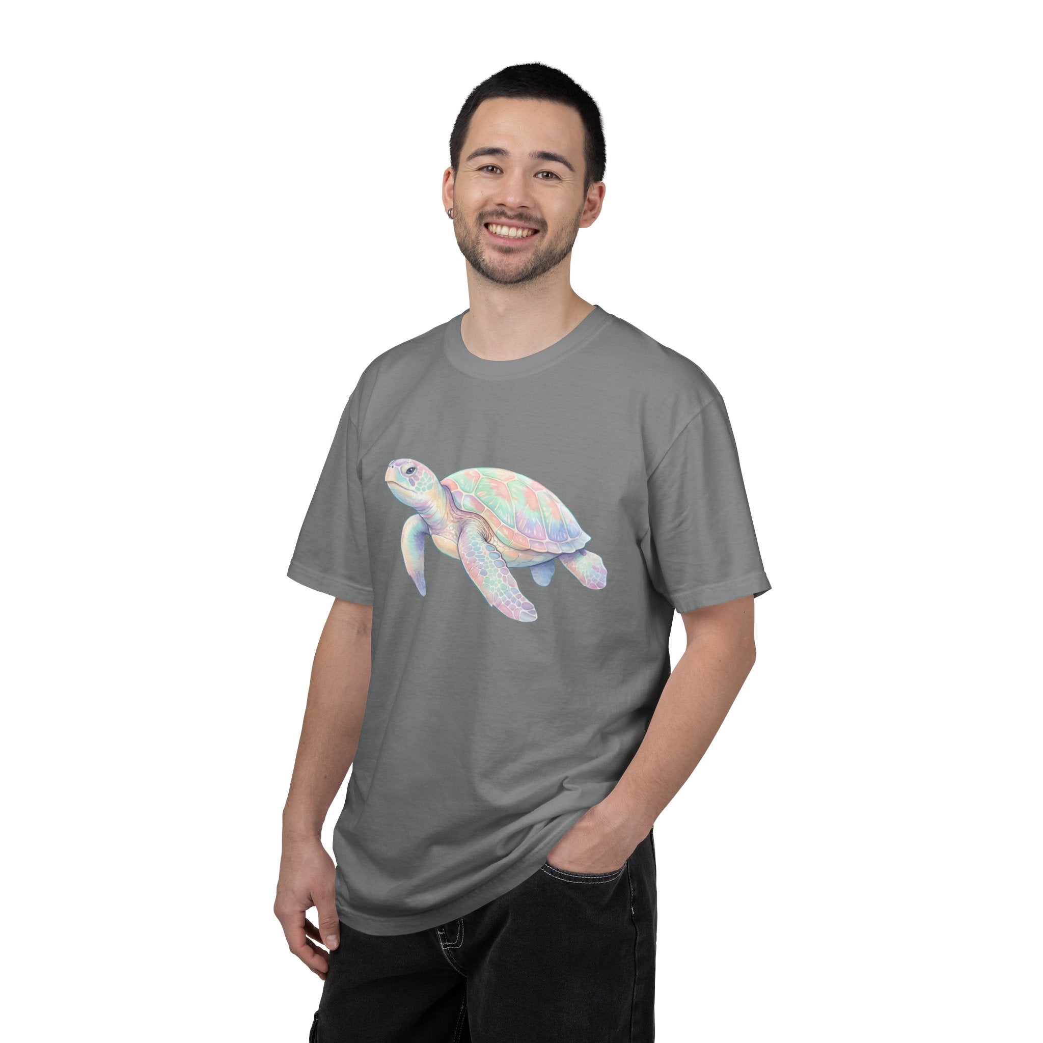 Pastel Sea Turtle T-shirt | Watercolor Marine Life Tee