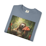 Sloth with Pizza and Pickleball Racket T-shirt | Eat Sleep Drink Repeat