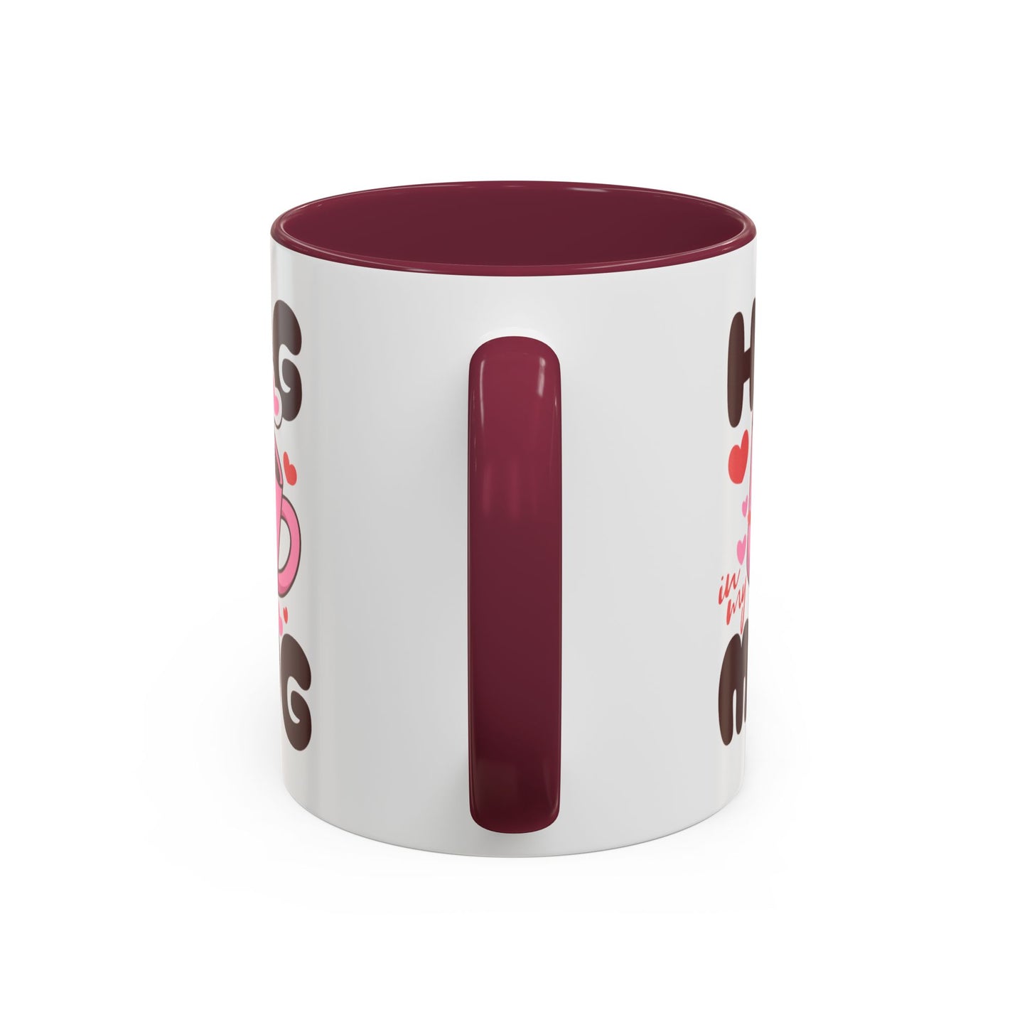 Hug in My Mug Mug | Cute Pink Cup, Heart Coffee Design