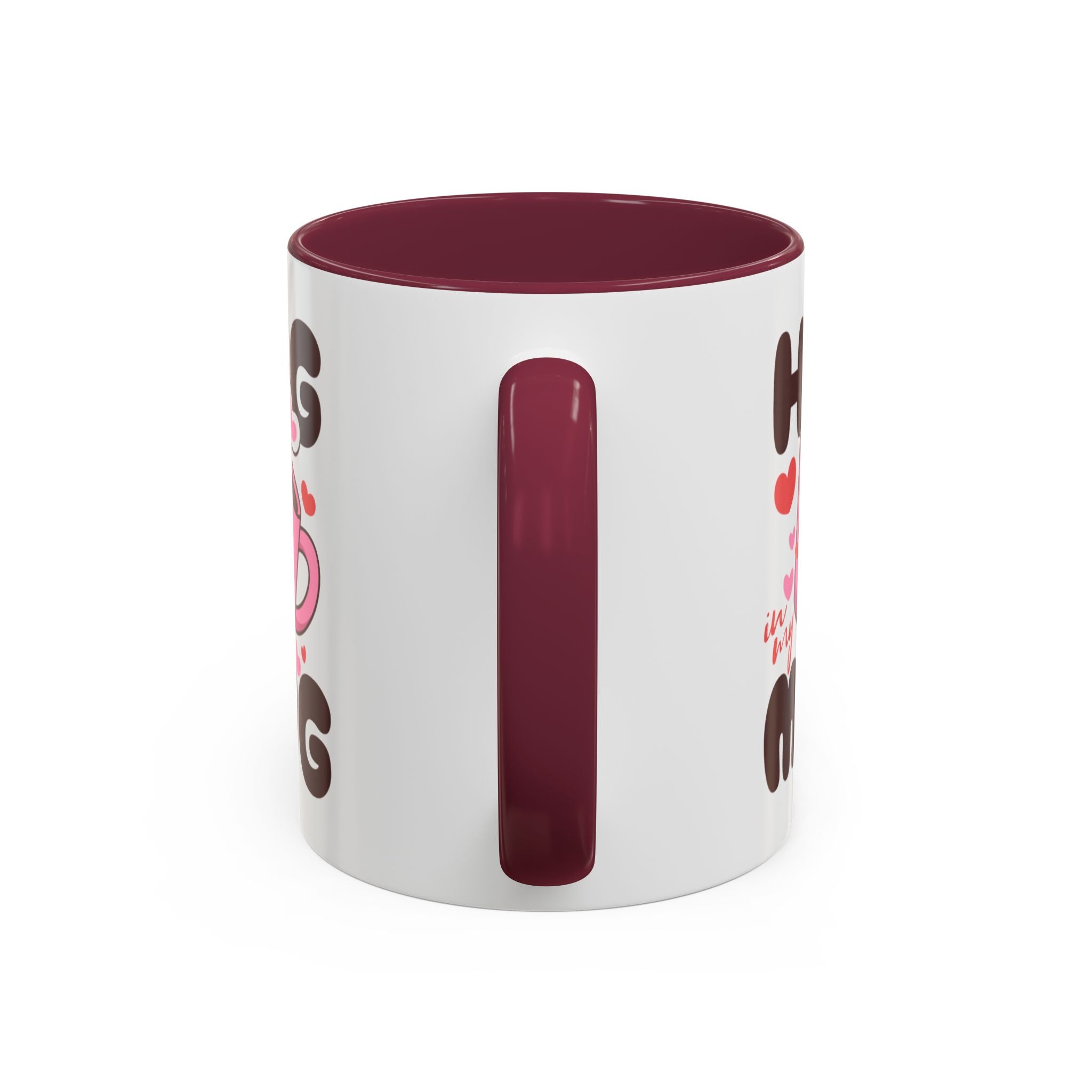 Hug in My Mug Mug | Cute Pink Cup, Heart Coffee Design