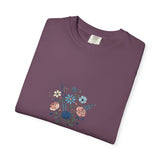Wildflower Bouquet T-Shirt | Centered Floral Illustration, Daisies & Roses