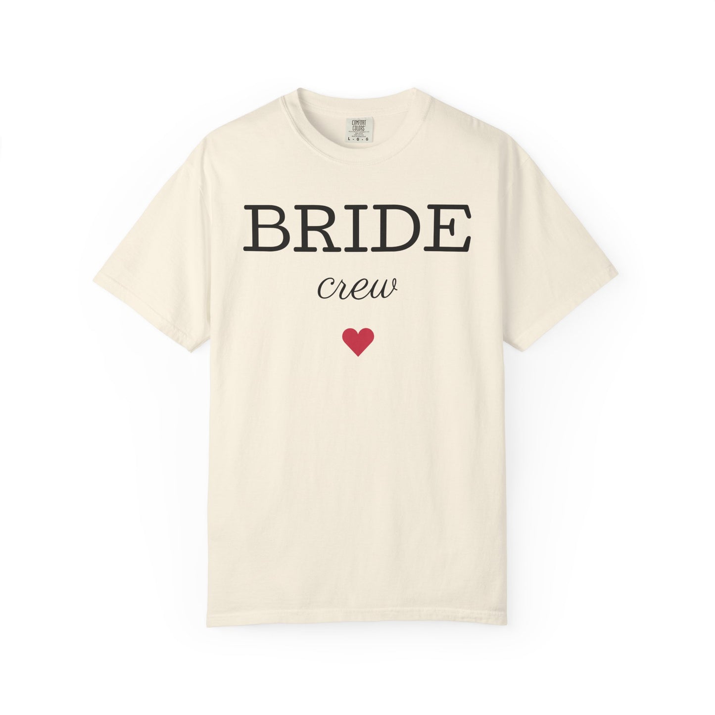Bride Crew T-Shirt | Bachelorette Party Tee, Heart Bridesmaid Shirt