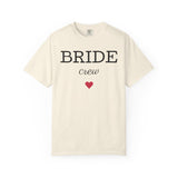 Bride Crew T-Shirt | Bachelorette Party Tee, Heart Bridesmaid Shirt