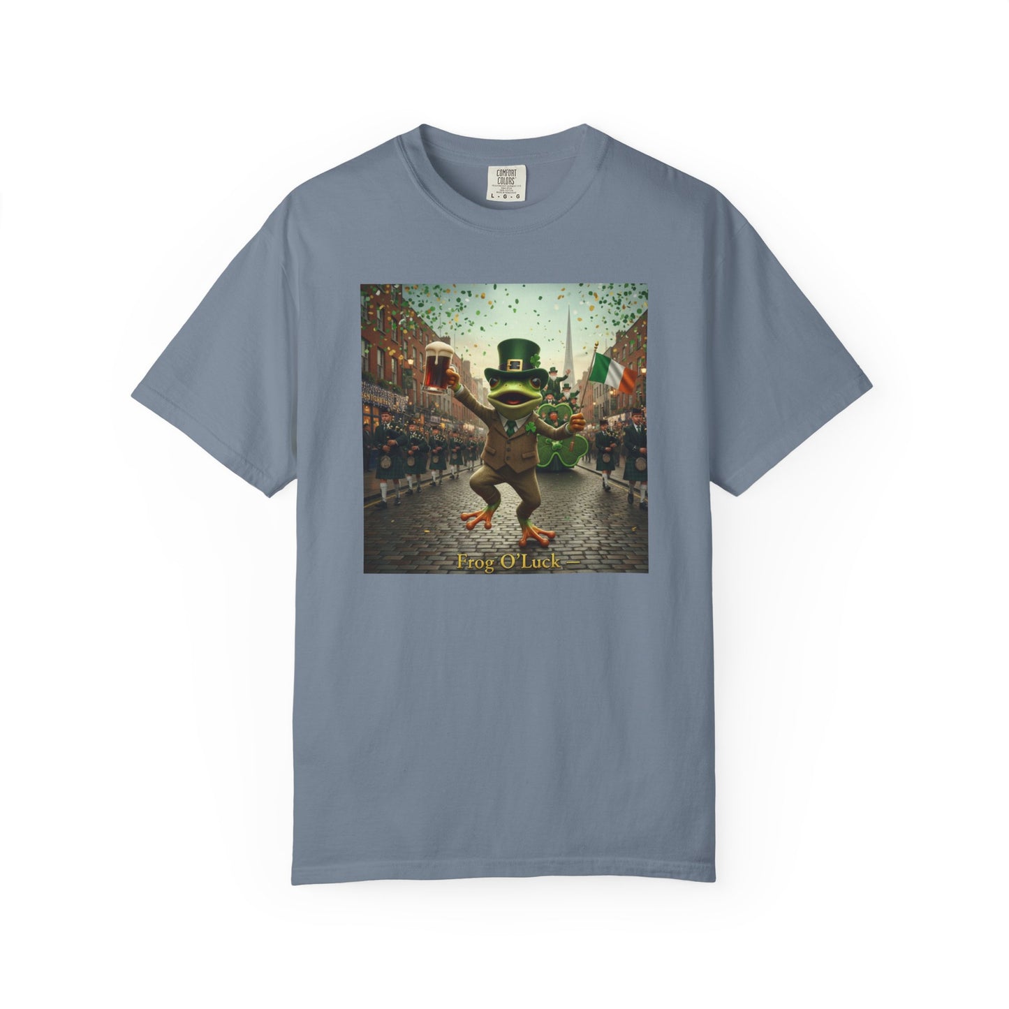 Irish Frog Unisex Garment-Dyed T-shirt