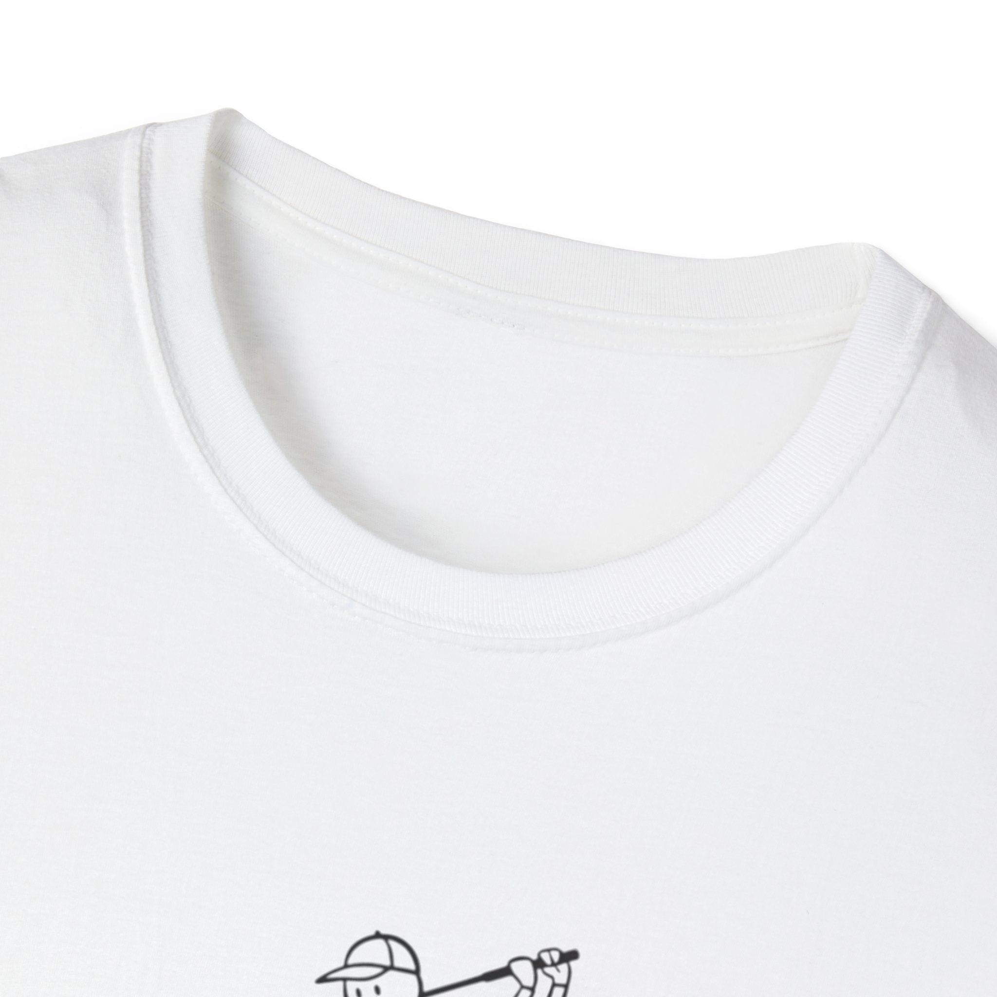 Timmy "The Wind-Stopper" McPar Stickman Golf Tee | T-Shirt