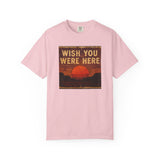 Wish You Were Here Sunset T-shirt | Vintage Sunset Graphic