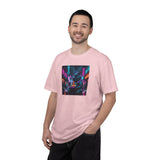 Neon Cyberpunk Capybara Cityscape T-Shirt | Futuristic Night Street Art