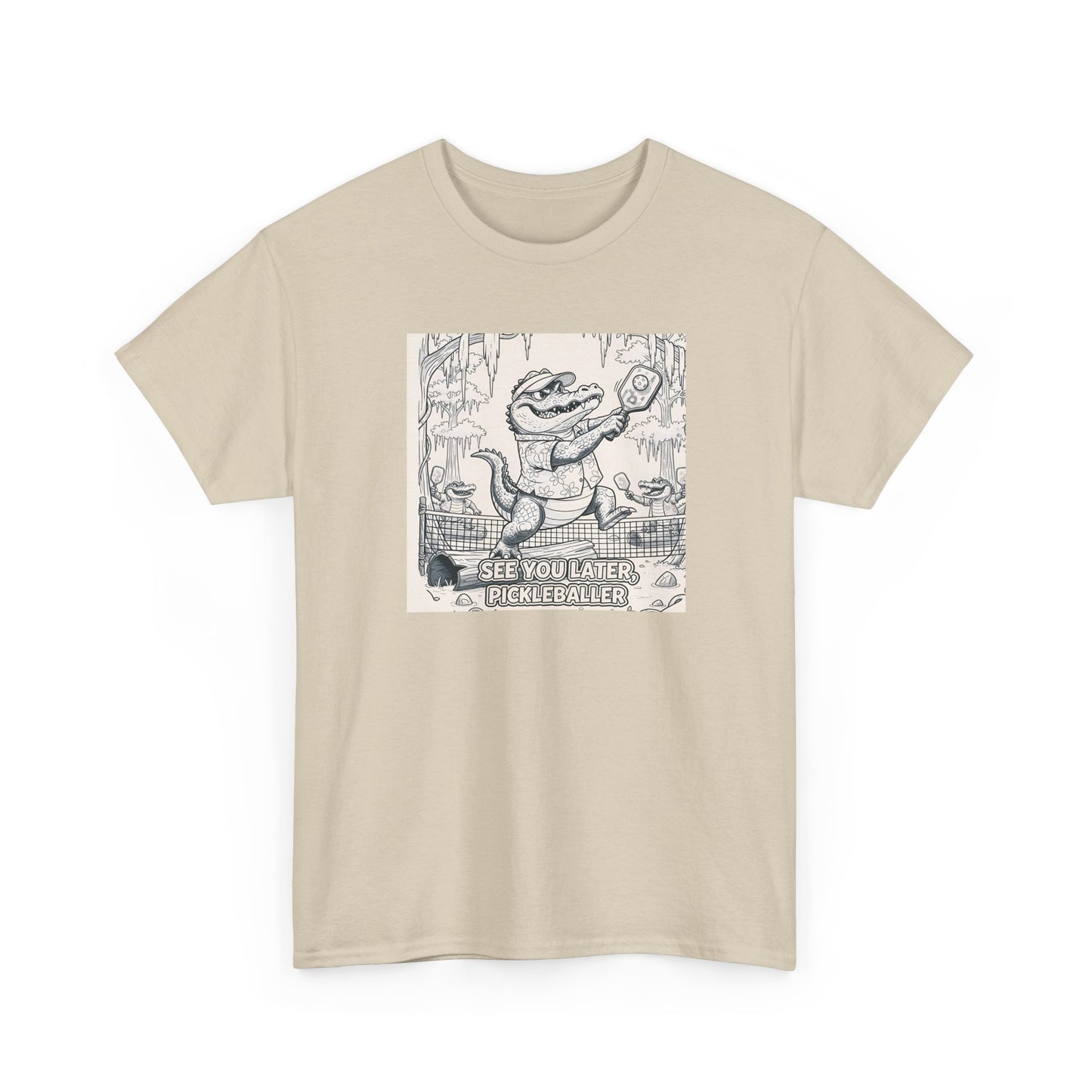 Albert "The Volley" Gator Unisex Heavy Cotton Tee