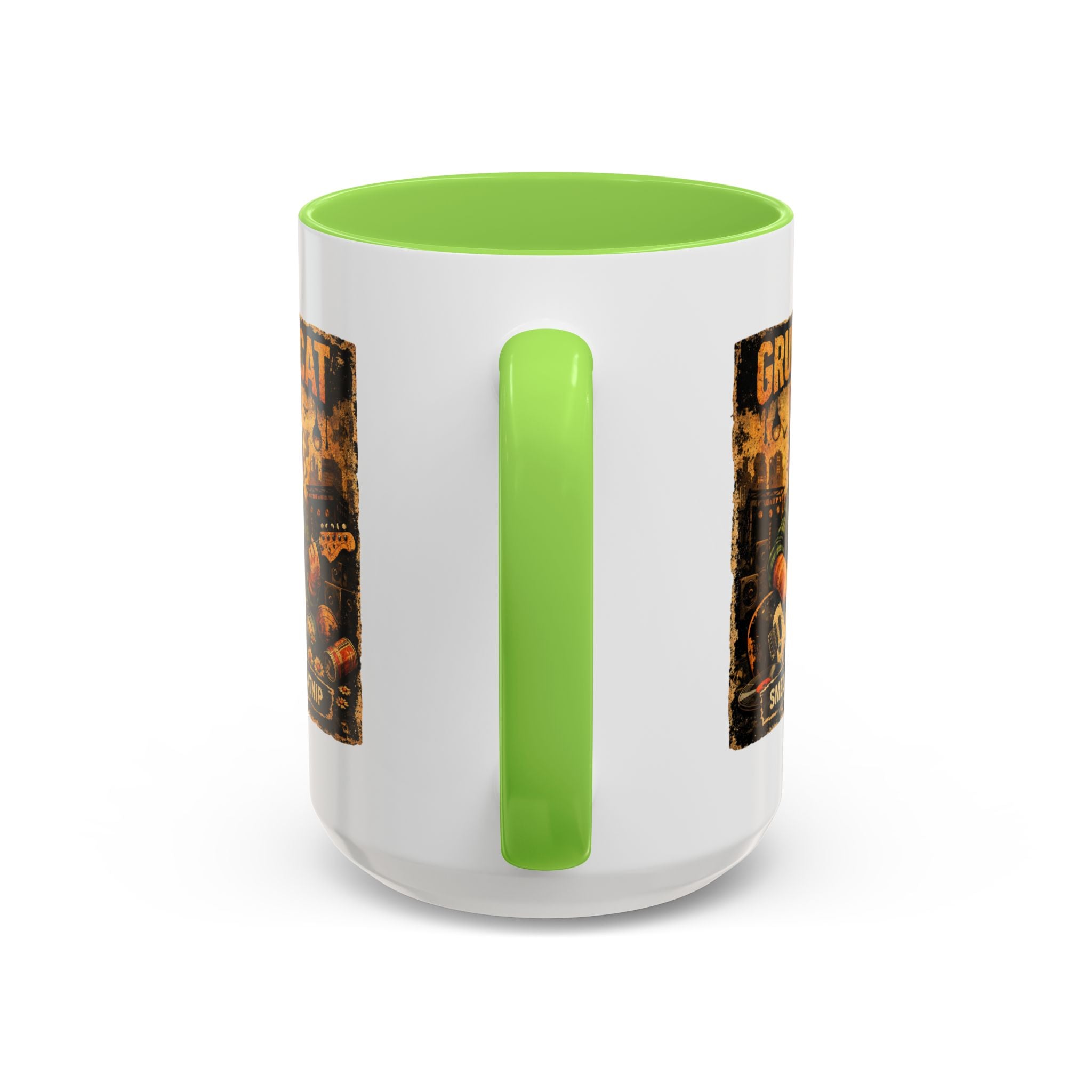Grunge Cat Smells Like Catnip Mug | Ceramic Coffee Cup