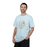 Be Kind Floral Wreath T-Shirt | Positive Quote, Boho Botanical Design