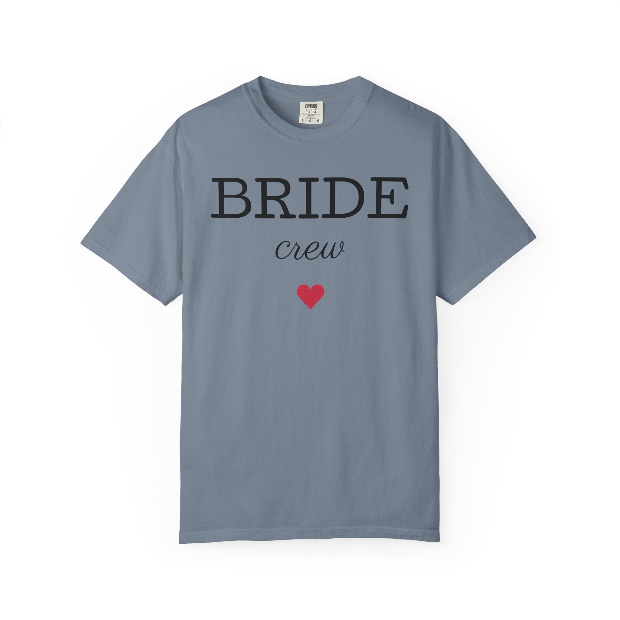 Bride Crew T-Shirt | Bachelorette Party Tee, Heart Bridesmaid Shirt