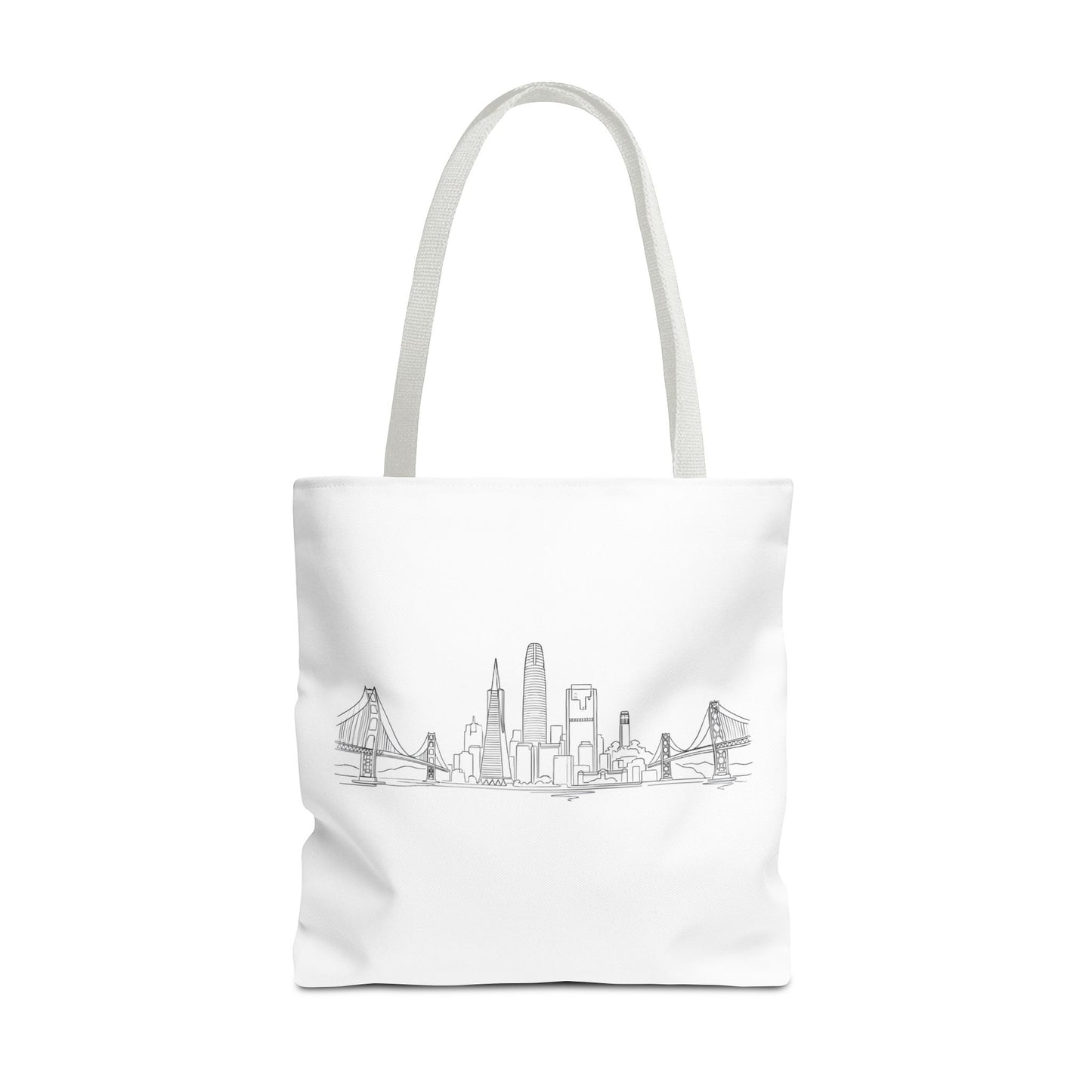 San Francisco Skyline Tote Bag | Minimal City Line Art