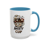 Anxiety in a Cup Coffee Mug | Accent 11oz 15oz