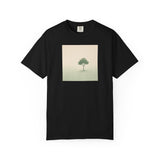 Solitary Tree Minimalist Artwork T-Shirt | Nature Square Print