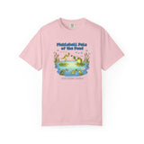 Pickleball Pals of the Pond T-Shirt | Cute Frog Pond Illustration