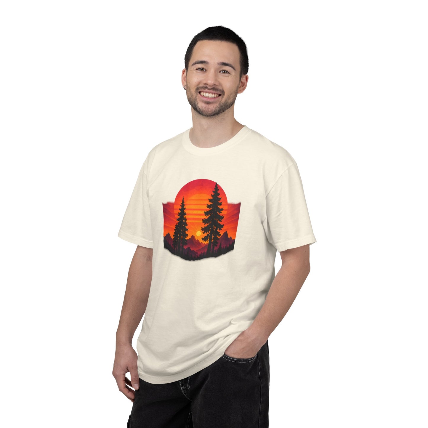 Mountain Sunset Pines T-shirt | Ridgeline Graphic