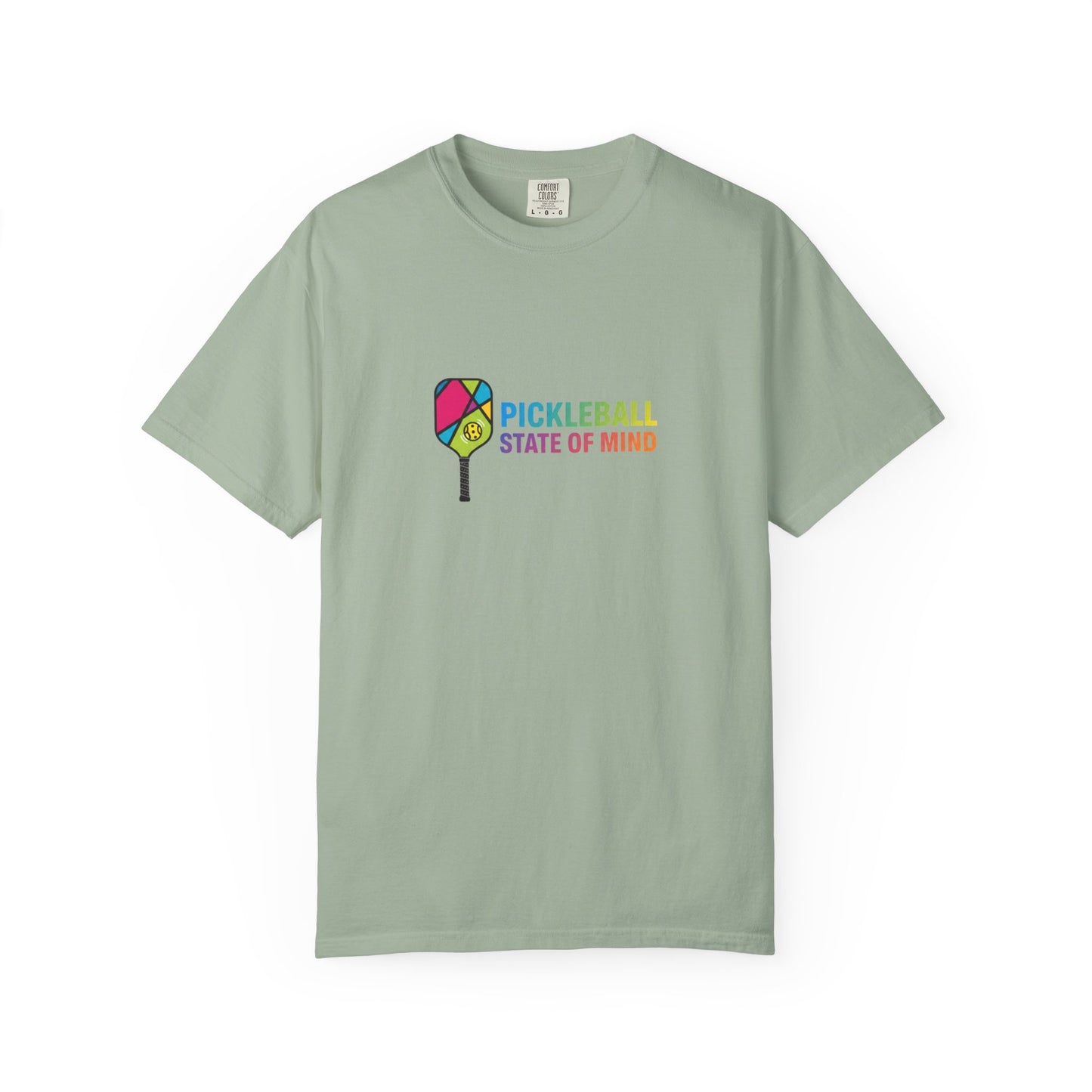 Pickleball State of Mind T-shirt | Colorful Paddle Graphic