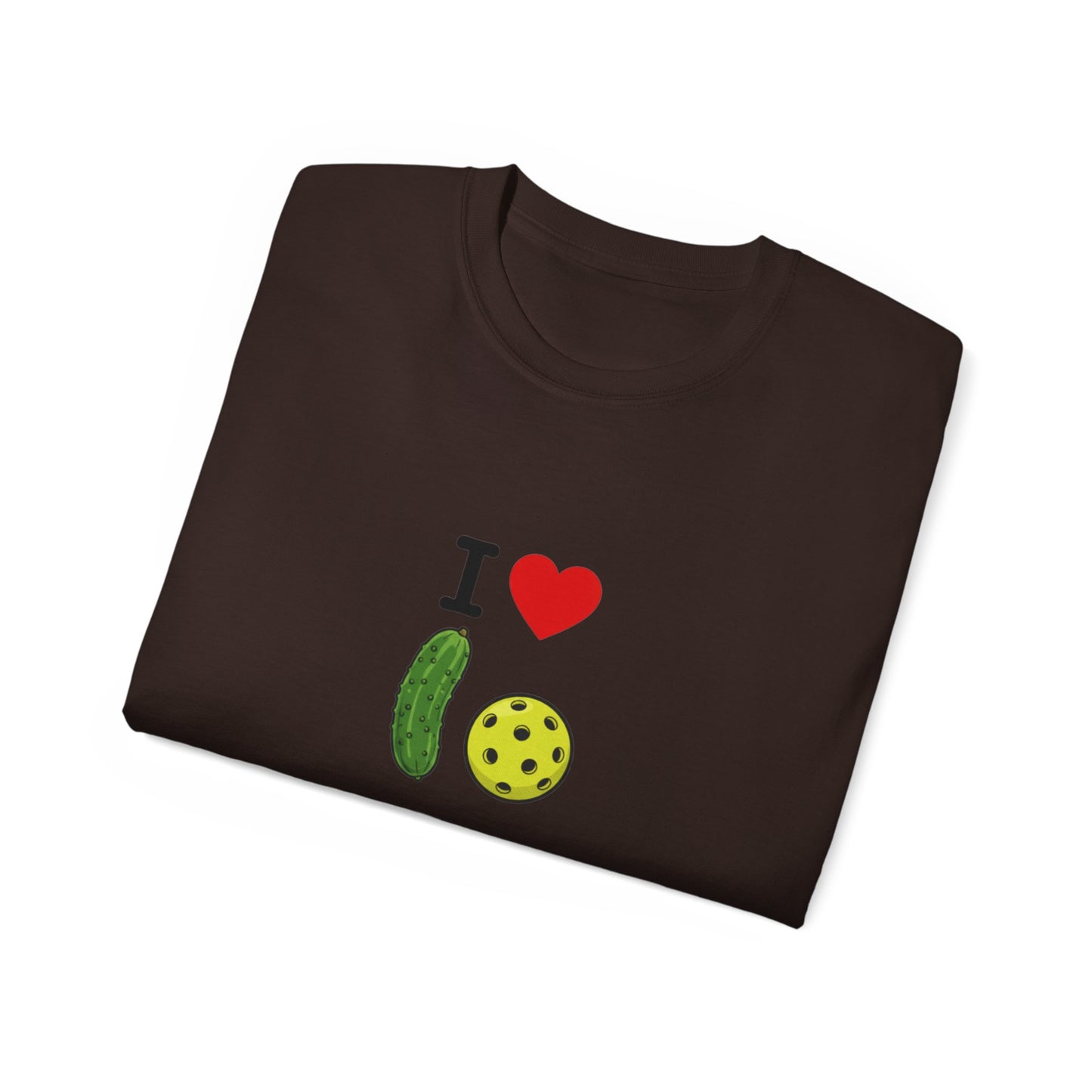 I Heart Pickleball T-Shirt | Pickle & Ball Graphic Tee