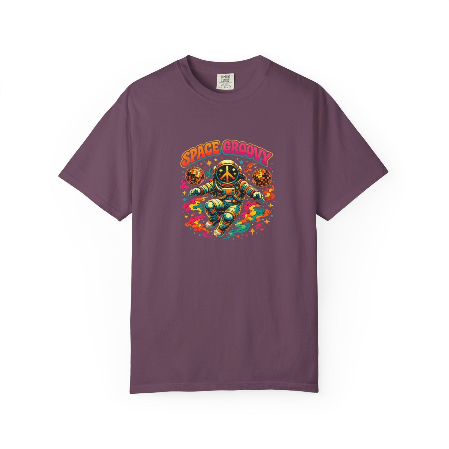 Space Groovy Astronaut T-shirt | Retro Psychedelic Space Art