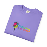 Pickleball State of Mind T-shirt | Colorful Paddle Graphic