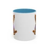 Meditating Yorkshire Terrier Mug | Accent Coffee Mug 11oz 15oz