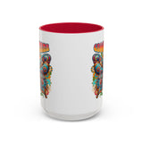 Groovy Mama Butterfly Mug | Retro Psychedelic Floral Design