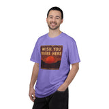 Wish You Were Here Sunset T-shirt | Vintage Sunset Graphic