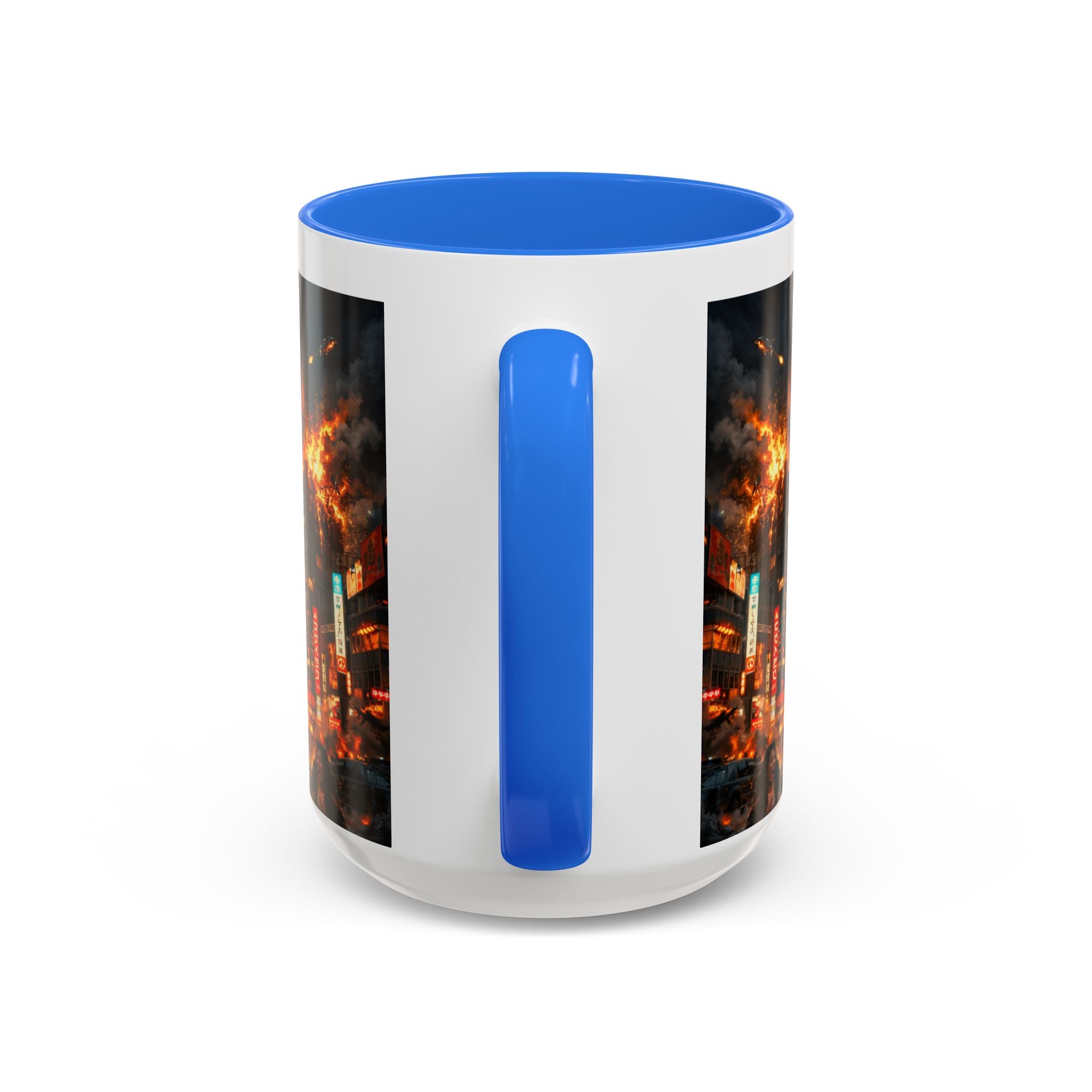 Catzilla Tokyo Cityscape Mug | Color Interior 11oz 15oz