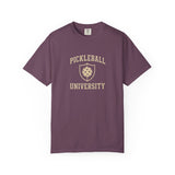 Pickleball University crest T-Shirt | Pickleball logo tee