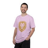 Golden Lion Head T-shirt | Minimal Animal Graphic Tee