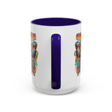 Groovy Mama Butterfly Mug | Retro Psychedelic Floral Design