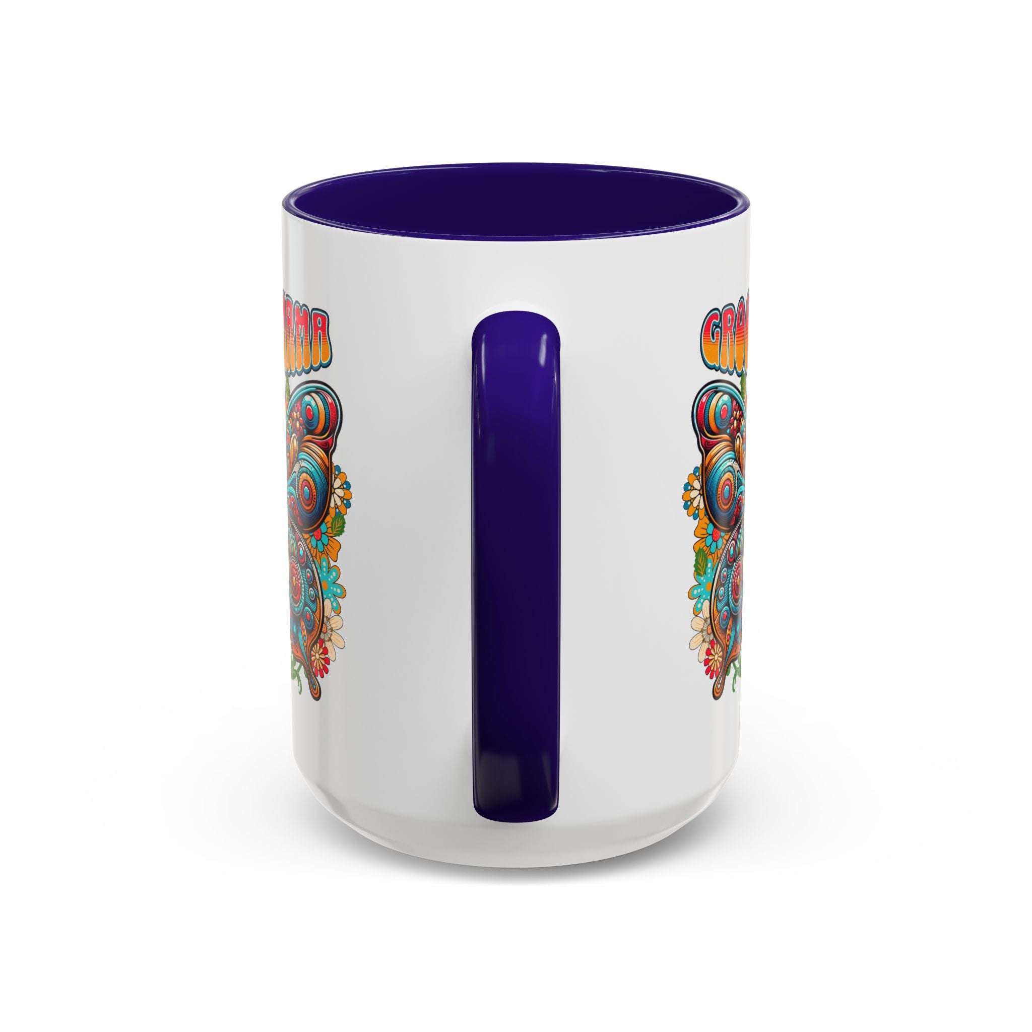 Groovy Mama Butterfly Mug | Retro Psychedelic Floral Design