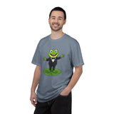 Funny Tuxedo Frog T-shirt | Frog on Lily Pad Amphibian Design