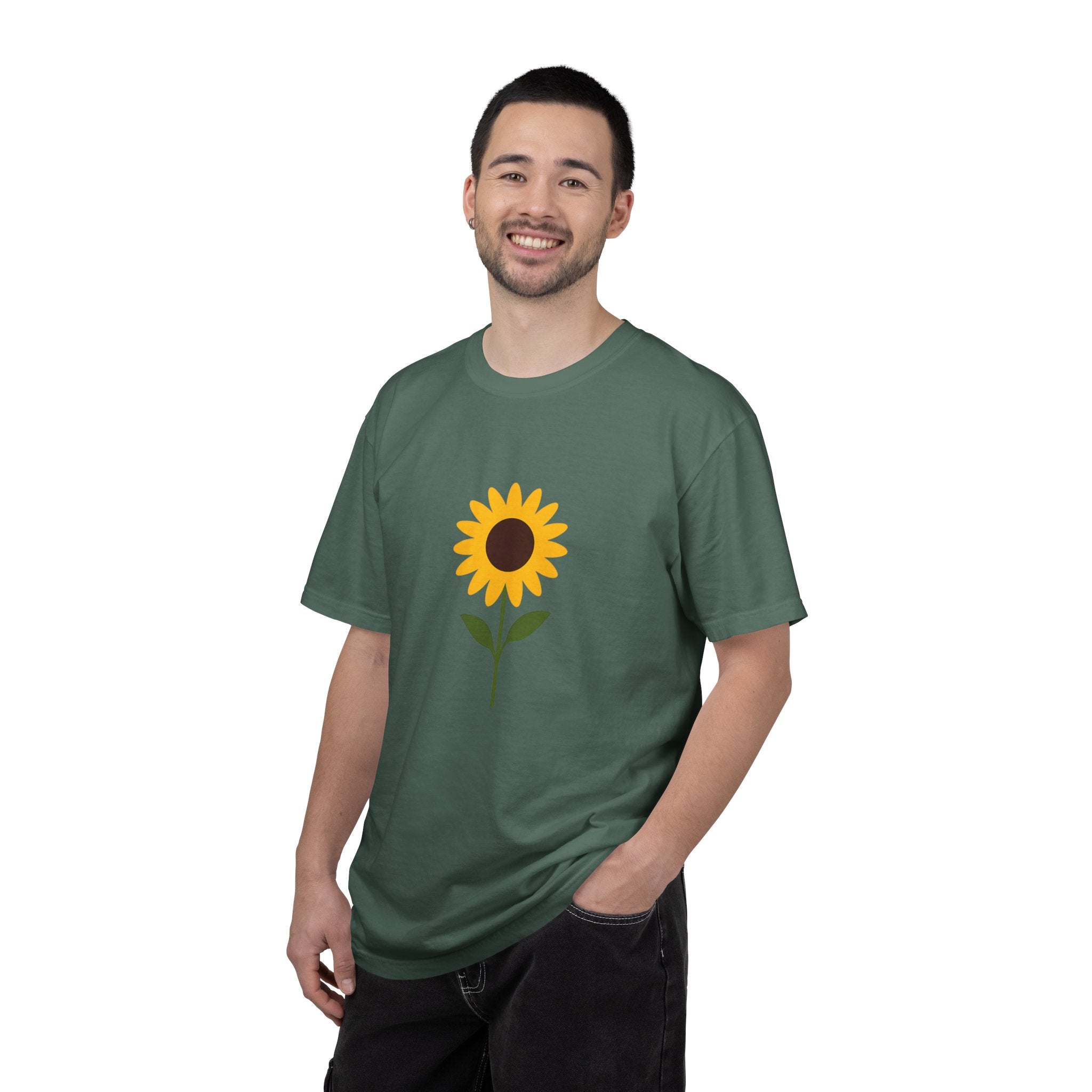 Sunflower Graphic T-shirt | Minimal Floral Tee