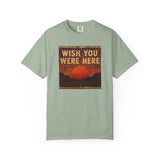 Wish You Were Here Sunset T-shirt | Vintage Sunset Graphic