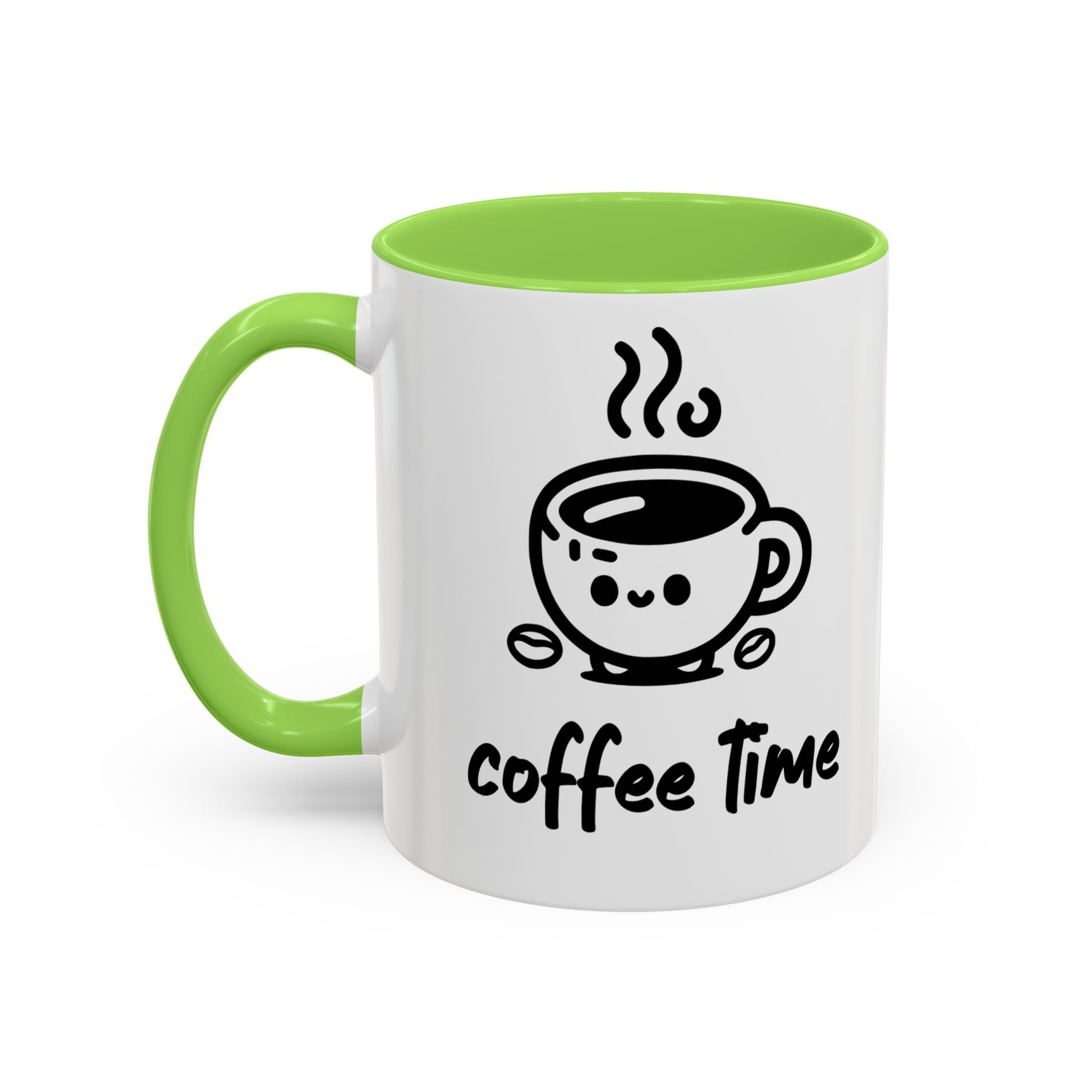 Kawaii Coffee Time Mug | Ceramic Coffee Mug