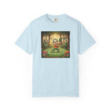 Sloth Pickleball Illustration T-shirt | Whimsical Forestcore Slow Living