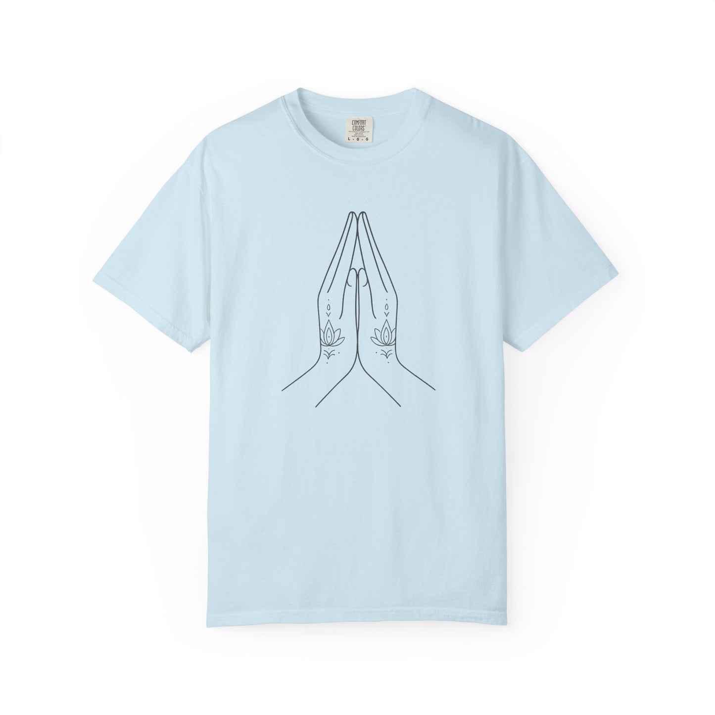 Yoga Namaste Praying Shirt – Unisex Spiritual Hands Henna Tattoo Tees