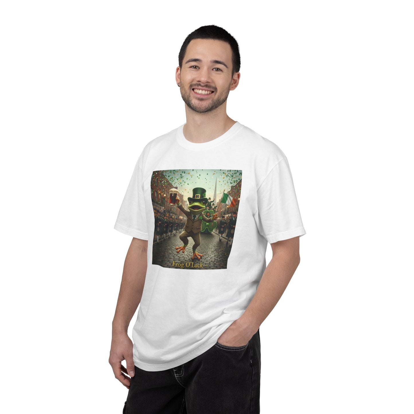 Irish Frog Unisex Garment-Dyed T-shirt