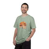 Good Vibes Only T-shirt | Retro Sunset Palm Peace Sign