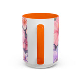 Tropical Orchid Floral Mug | Accent Coffee Mug 11oz 15oz