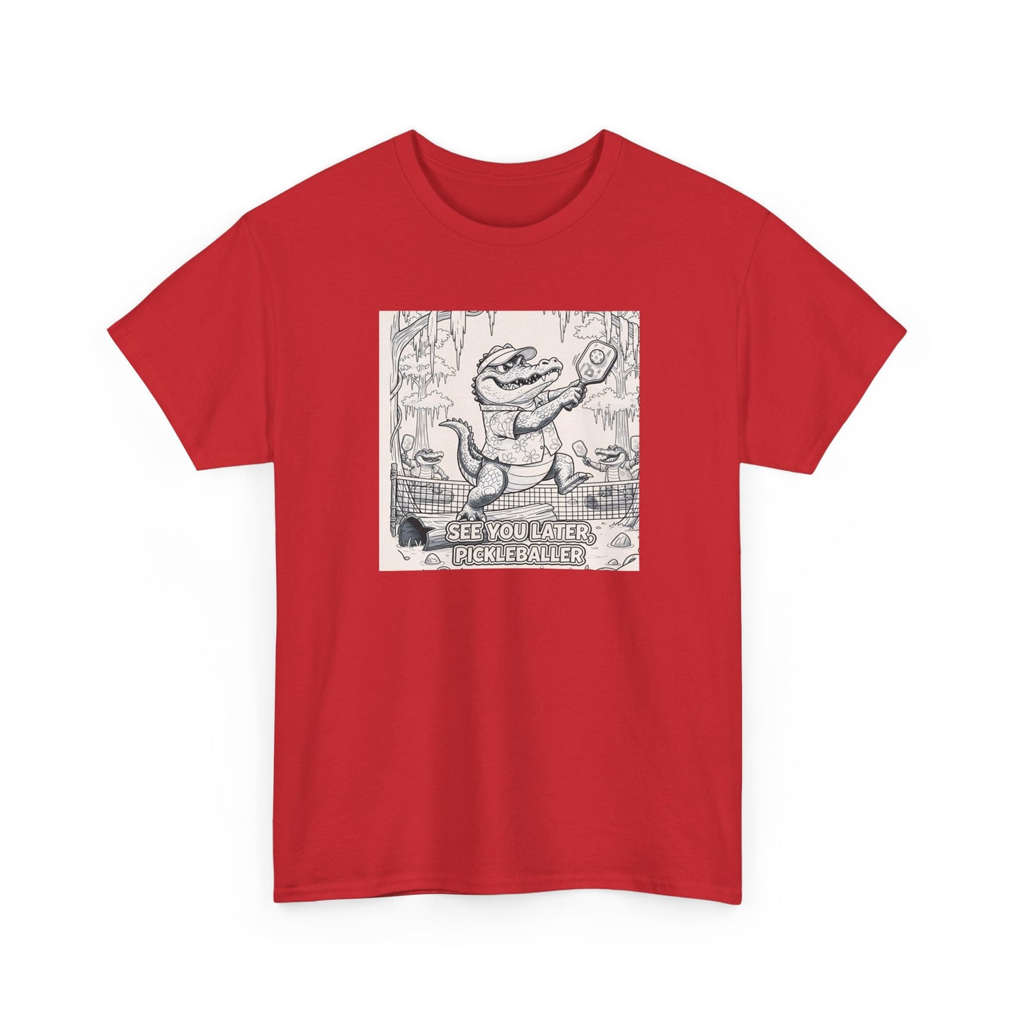 Albert "The Volley" Gator Unisex Heavy Cotton Tee