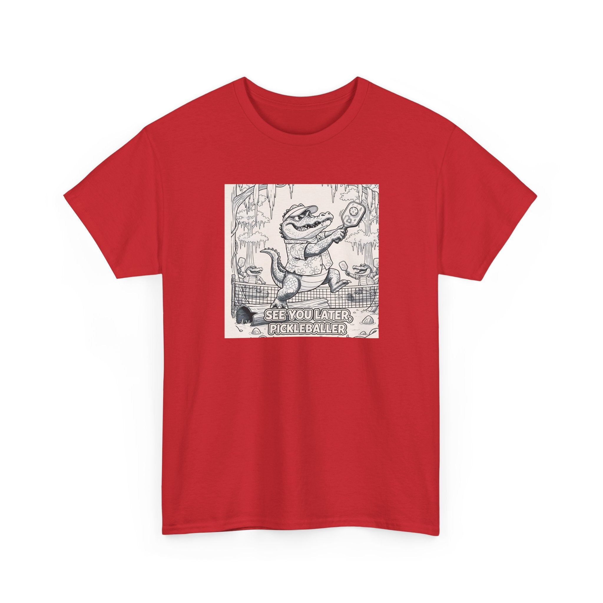 Albert "The Volley" Gator Unisex Heavy Cotton Tee