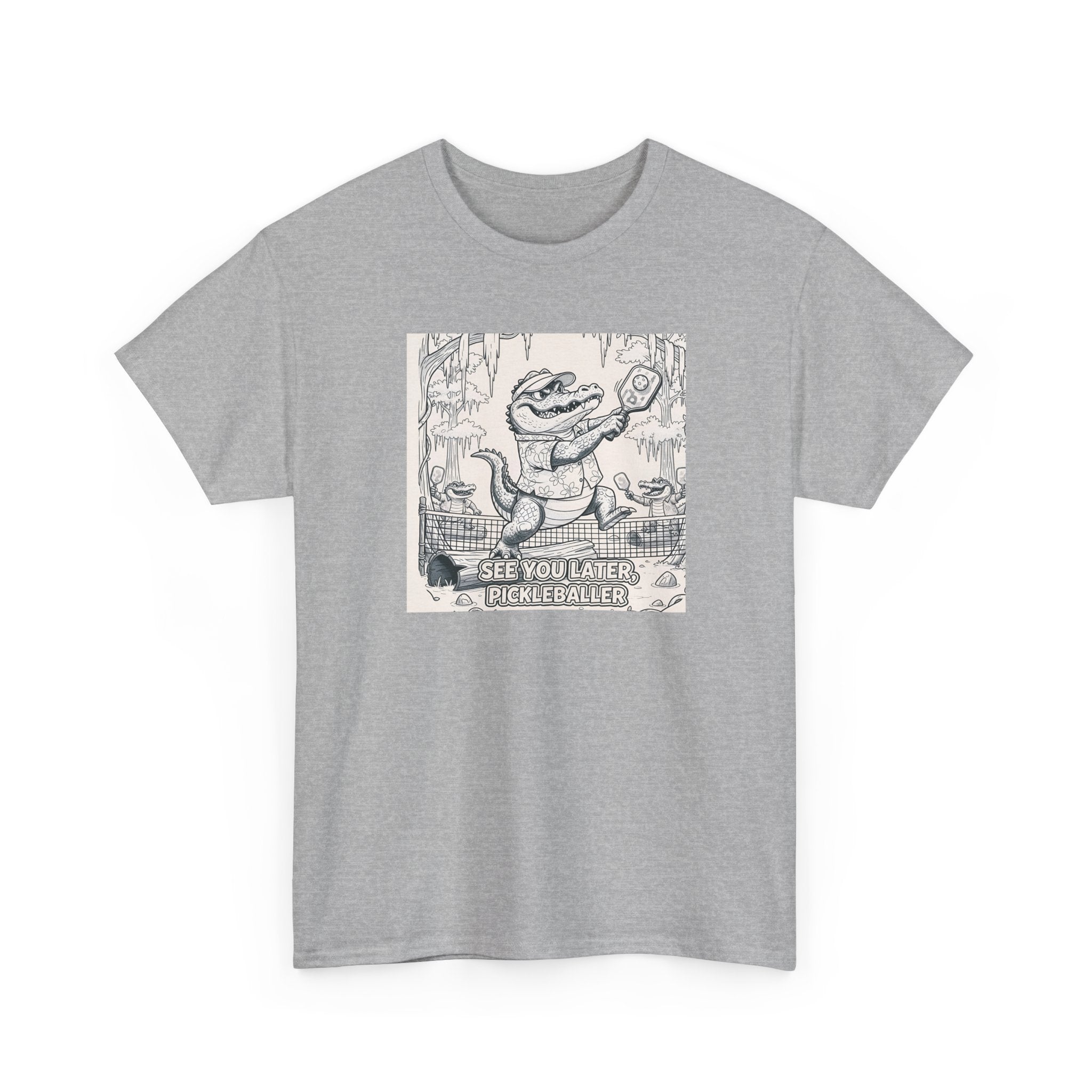 Albert "The Volley" Gator Unisex Heavy Cotton Tee